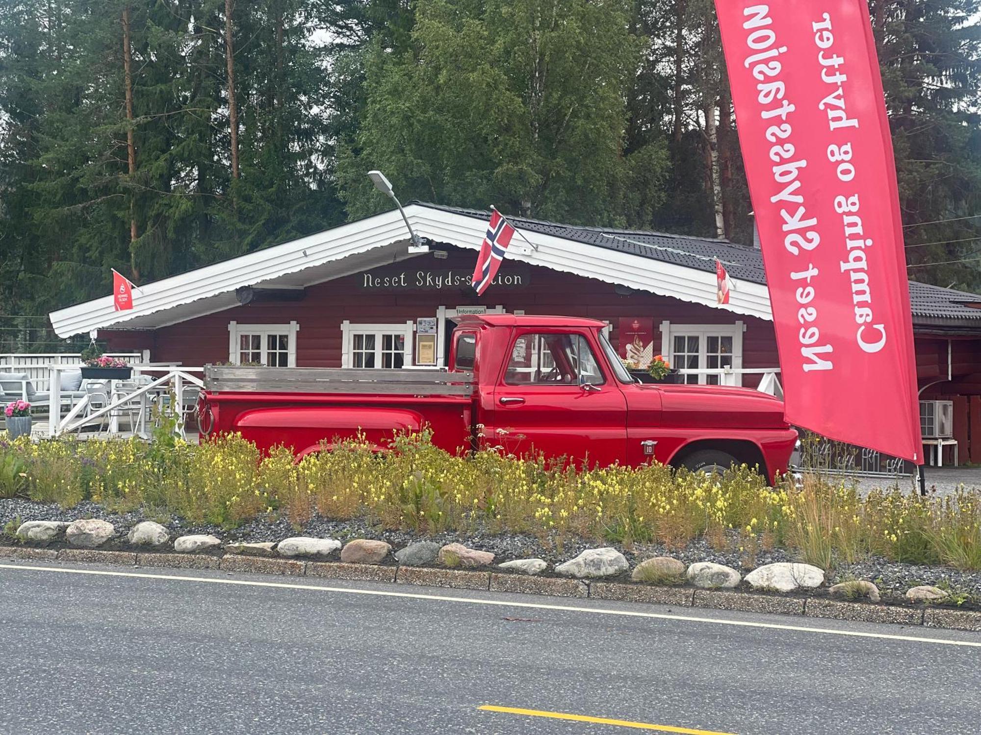 Neset Skydsstasjon Hotel Flesberg Bagian luar foto